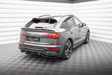 Rear Splitter (with vertical bars) Audi SQ5 / Q5 S-Line Sportback Mk2 Facelift - 0