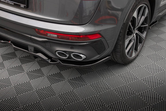 Rear Splitter (with vertical bars) Audi SQ5 / Q5 S-Line Sportback Mk2 Facelift
