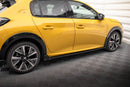 Side Skirts Diffusers + Flaps Peugeot 208 GT Mk2-3