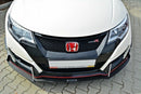 FRONT RACING SPLITTER v.2 HONDA CIVIC IX TYPE R-2