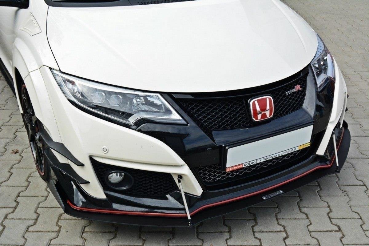 FRONT RACING SPLITTER v.2 HONDA CIVIC IX TYPE R