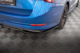Rear Splitter (with vertical bars) Skoda Octavia Sportline Mk4 - 0