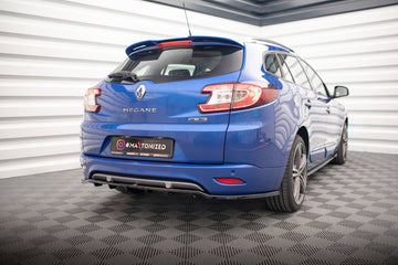 Rear Splitter (with vertical bars) Renault Megane GT Line Grandtour Mk3 Facelift - 0