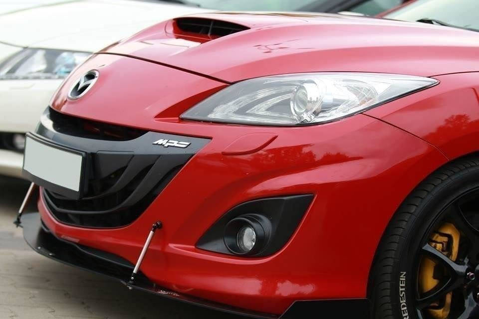 FRONT RACING SPLITTER MAZDA 3 MK2 MPS