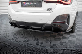 Rear Splitter (with vertical bars) V.1 BMW i4 M-Pack G26 - 0