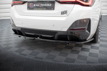 Rear Splitter (with vertical bars) V.1 BMW i4 M-Pack G26 - 0