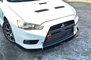 FRONT RACING SPLITTER V.1 Mitsubishi Lancer Evo X - 0