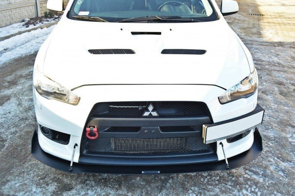 FRONT RACING SPLITTER V.1 Mitsubishi Lancer Evo X