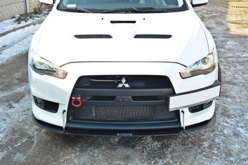 FRONT RACING SPLITTER V.2 Mitsubishi Lancer Evo X - 0