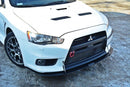 FRONT RACING SPLITTER V.2 Mitsubishi Lancer Evo X-3