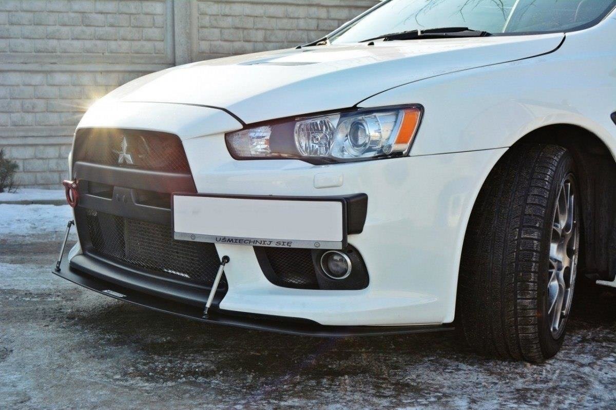 FRONT RACING SPLITTER V.2 Mitsubishi Lancer Evo X