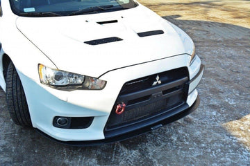 FRONT RACING SPLITTER V.3 Mitsubishi Lancer Evo X - 0