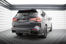 Rear Splitter (with vertical bars) BMW X3 M-Pack G01 Facelift - 0