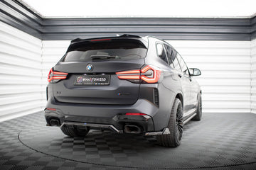 Rear Splitter (with vertical bars) BMW X3 M-Pack G01 Facelift - 0