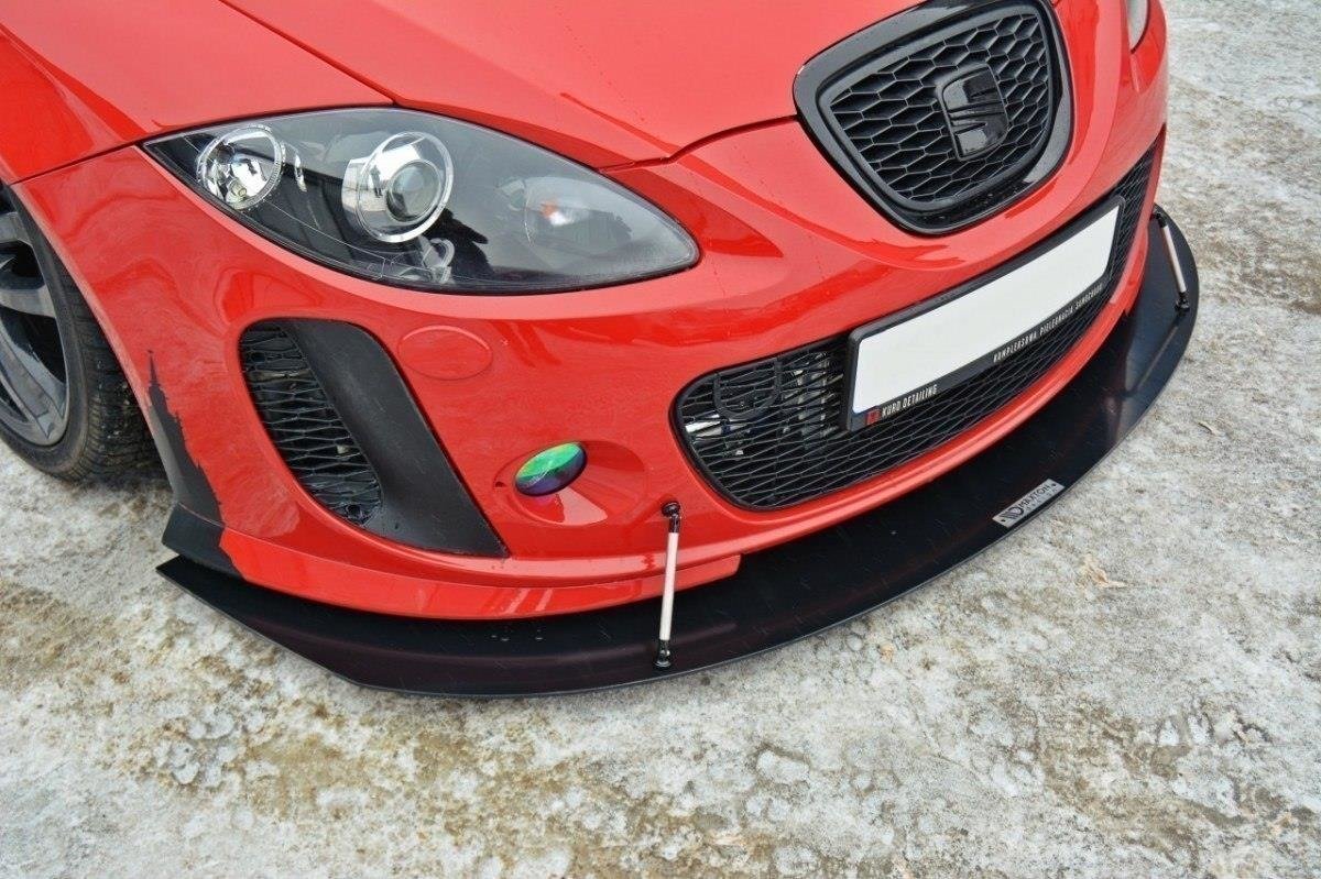 FRONT RACING SPLITTER V.1 SEAT LEON MK2 MS DESIGN