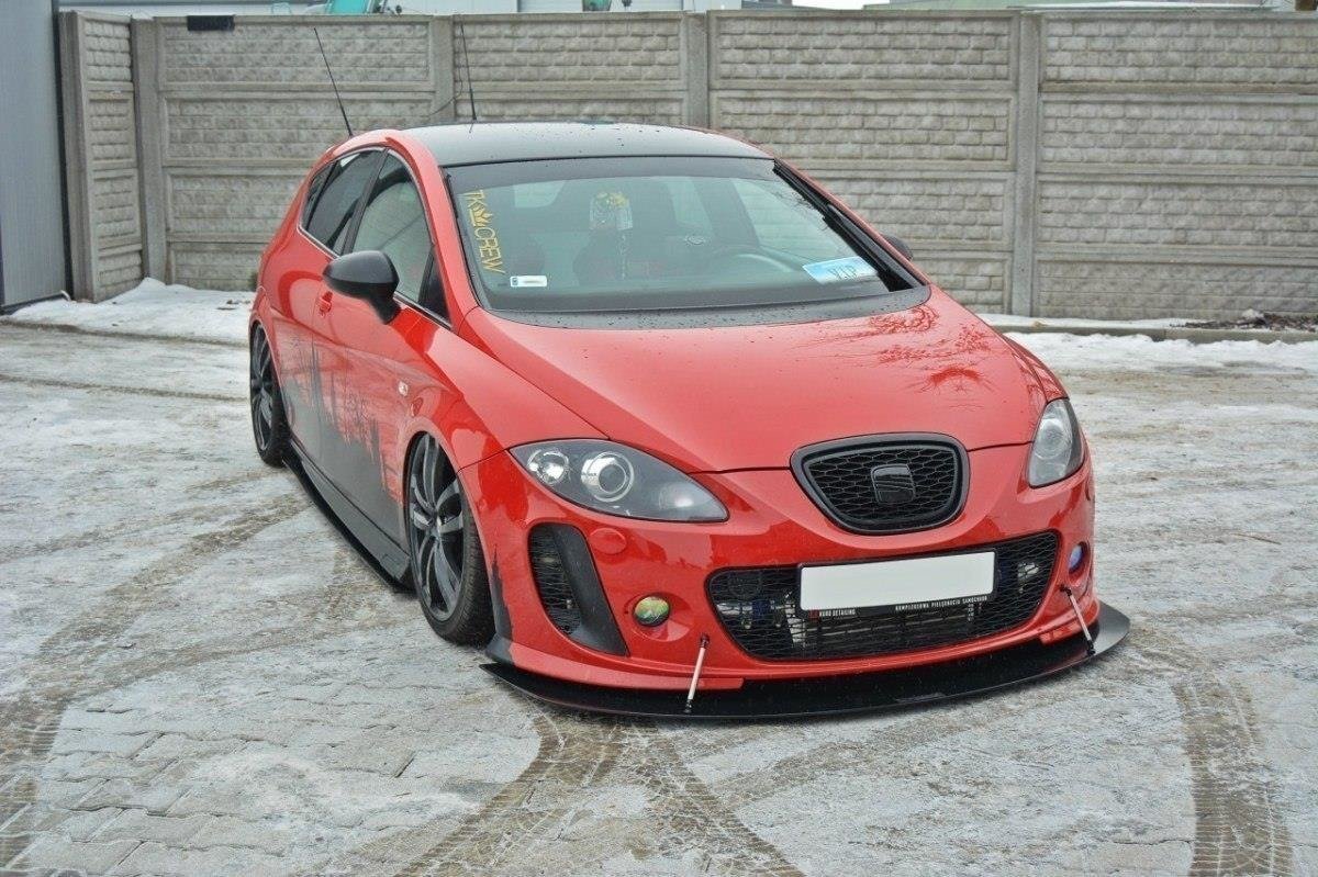 FRONT RACING SPLITTER V.1 SEAT LEON MK2 MS DESIGN