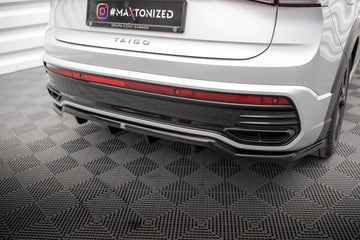 Rear Splitter (with vertical bars) Volkswagen Taigo R-Line Mk1 - 0