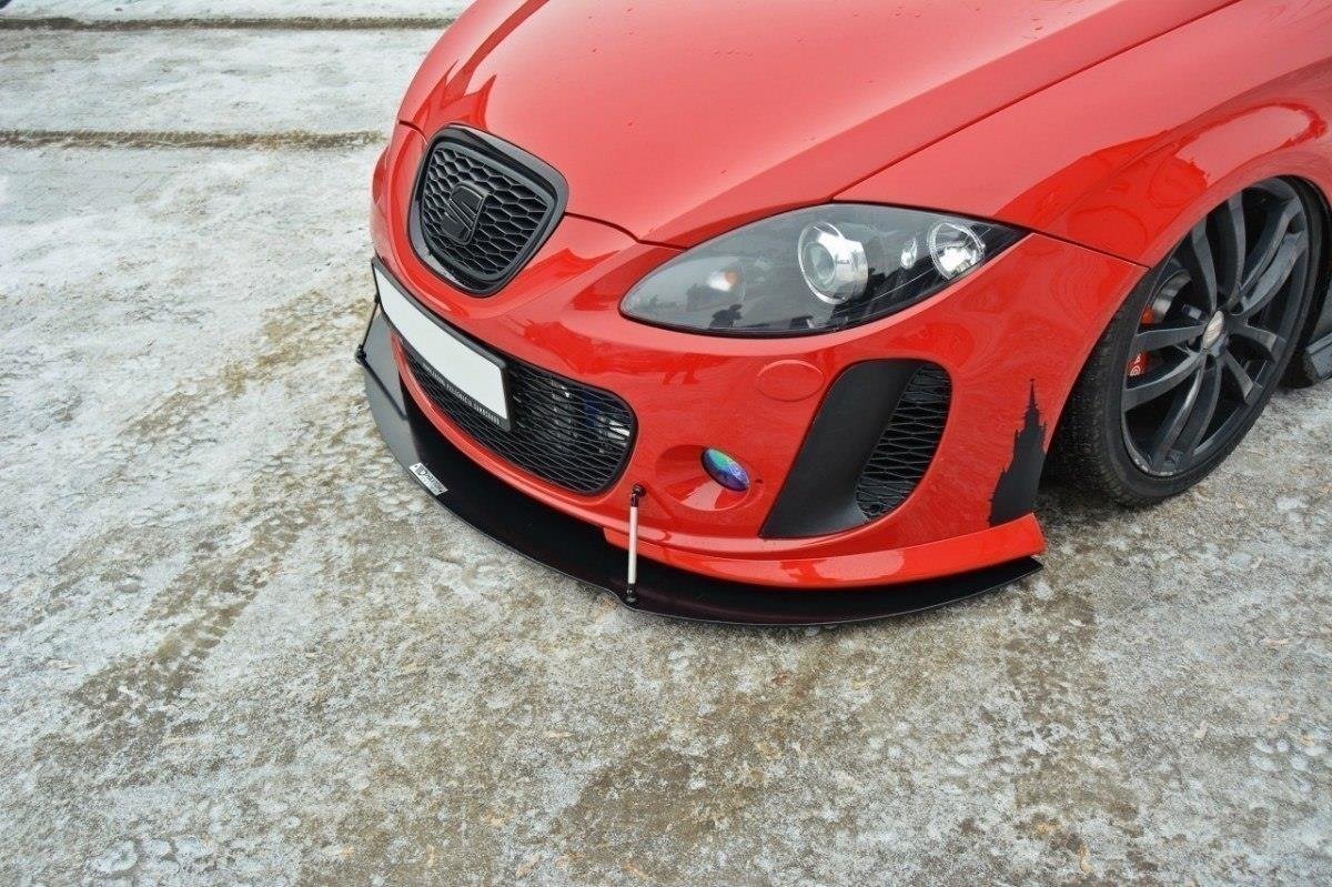 FRONT RACING SPLITTER V.2 SEAT LEON MK2 MS DESIGN