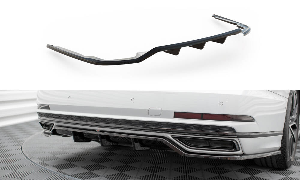 Central Rear Splitter (with vertical bars) Audi A8 S-Line D5