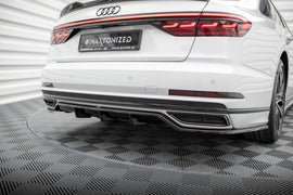Rear Splitter (with vertical bars) Audi A8 S-Line D5 - 0
