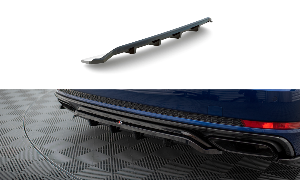 Rear Splitter (with vertical bars) Audi A4 Competition B9