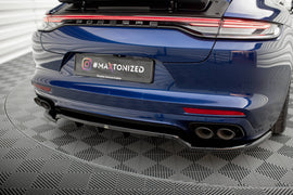 Rear Splitter (with vertical bars) Porsche Panamera E-Hybrid 971 Facelift - 0