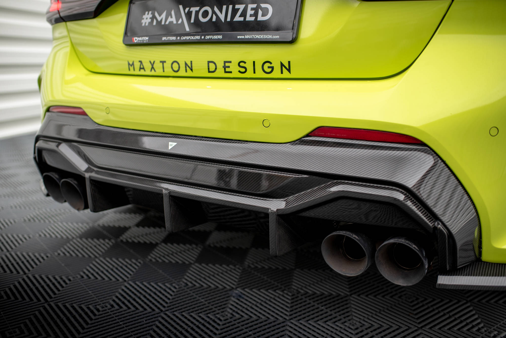 Carbon Fiber Rear Diffuser Prepreg V.1 BMW 1 F40 M-Pack/ M135i