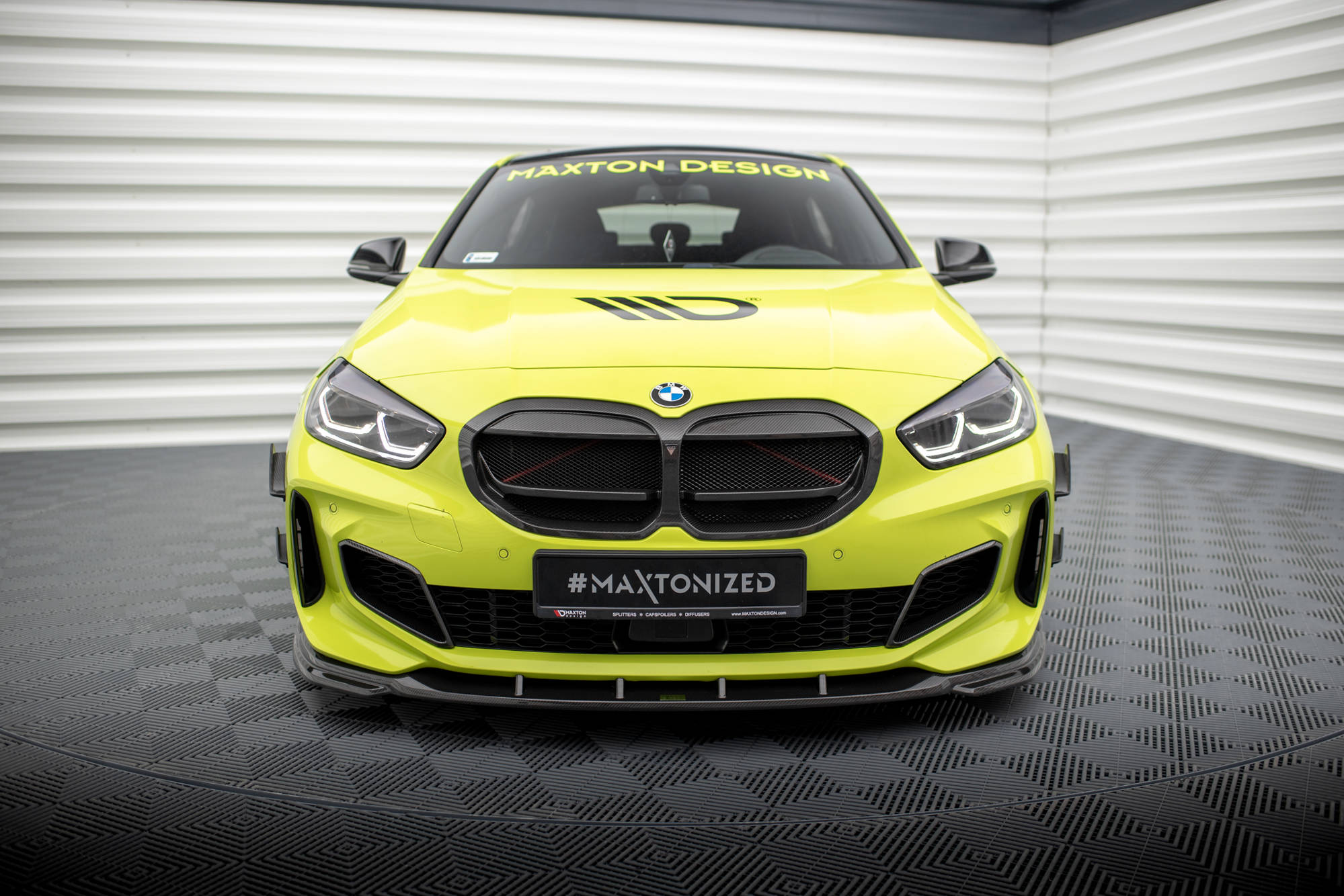 Carbon Fiber Front Bumper Wings (Canards) Prepreg BMW 1 F40 M-Pack/ M135i