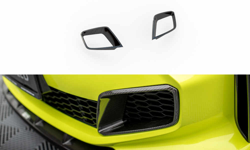 Carbon Fiber Front Bumper Side Vents BMW 1 F40 M-Pack/ M135i