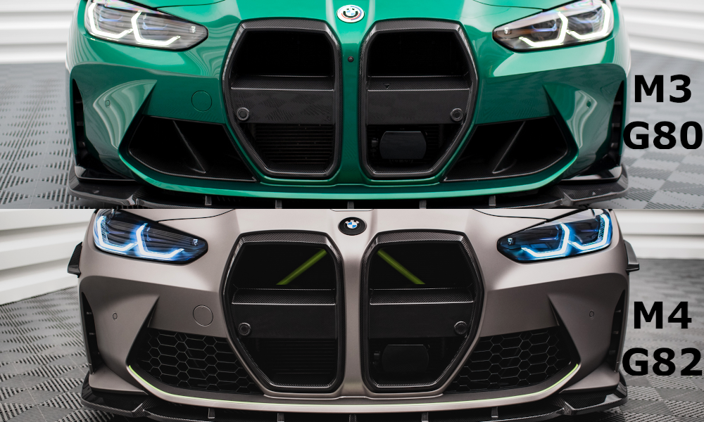 Carbon Fiber Front Grill BMW M4 G82  / M3 G80 - version with radar