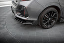 Central Rear Splitter (with vertical bars) + Flaps Honda Civic Sport Mk 10 Facelift-4