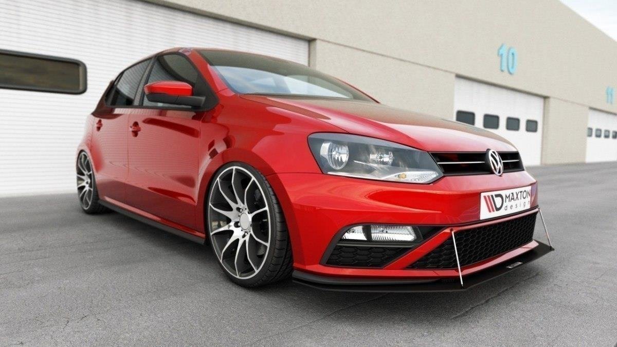 FRONT RACING SPLITTER VW POLO MK5 GTI FACELIFT