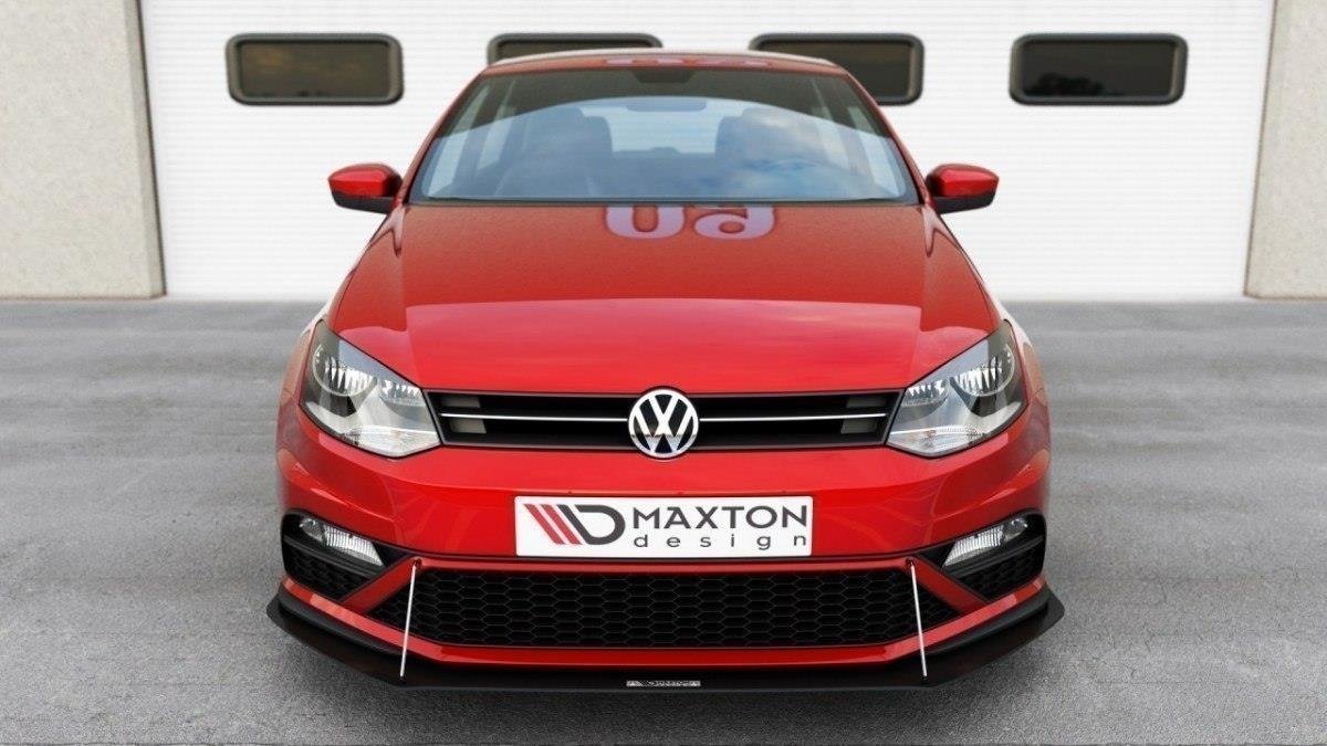 FRONT RACING SPLITTER VW POLO MK5 GTI FACELIFT