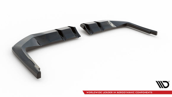 Central Rear Splitter (with vertical bars) V.1 Honda Civic Type-R Mk 11