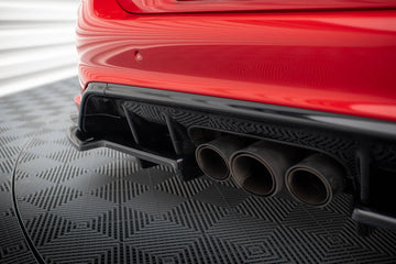 Central Rear Splitter (with vertical bars) V.1 Honda Civic Type-R Mk 11 - 0