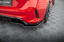 Central Rear Splitter (with vertical bars) V.1 + Flaps Honda Civic Type-R Mk 11-3