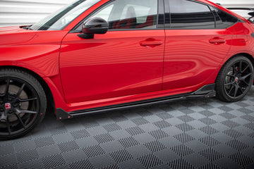 Side Skirts Diffusers V.1 + Flaps Honda Civic Type-R Mk 11 - 0