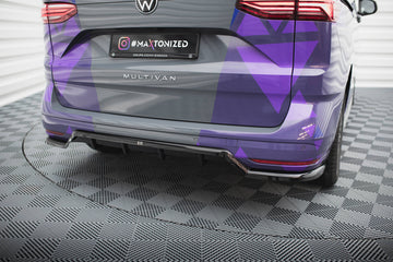 Central Rear Splitter (with vertical bars) Volkswagen Multivan T7 - 0