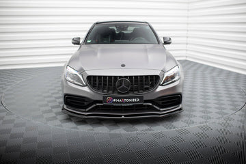 Front Splitter V.1 Mercedes-AMG C63 Sedan / Estate W205 Facelift - 0