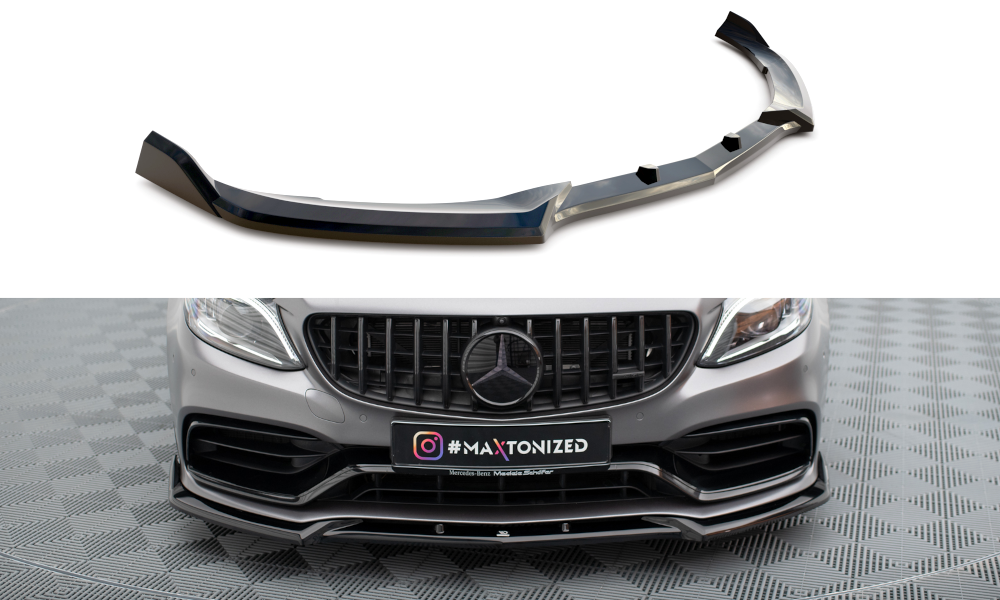 Front Splitter V.2 Mercedes-AMG C63 Sedan / Estate W205 Facelift