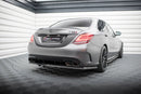 Rear Splitter (with vertical bars) Mercedes-AMG C63 Sedan / Estate W205 Facelift-2