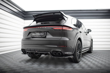Rear Splitter (with vertical bars) Porsche Cayenne Sport Design Mk3 - 0