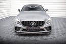 Front Splitter V.1 Mercedes-AMG C43 Coupe / Sedan C205 / W205 Facelift-2
