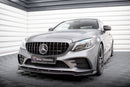 Front Splitter V.1 Mercedes-AMG C43 Coupe / Cabrio / Sedan / Estate C205 / A205 / W205 / S205 Facelift-4