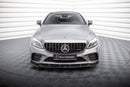 Front Splitter V.2 Mercedes-AMG C43 Coupe / Sedan C205 / W205 Facelift-2