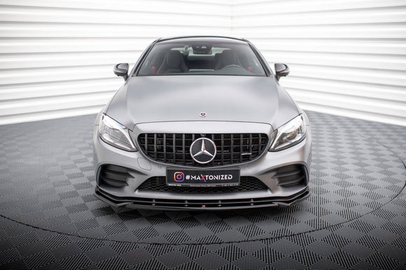Front Splitter V.2 Mercedes-AMG C43 Coupe / Sedan C205 / W205 Facelift