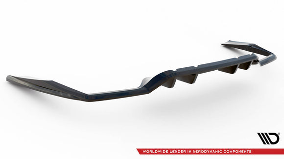 Central Rear Splitter (with vertical bars) Mercedes-AMG C43 Coupe C205 Facelift