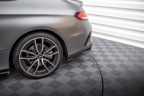Central Rear Splitter (with vertical bars) Mercedes-AMG C43 Coupe C205 Facelift