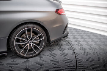 Rear Splitter (with vertical bars) Mercedes-AMG C43 Coupe / Cabrio C205 Facelift / A205 Facelift - 0