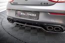 Rear Splitter (with vertical bars) Mercedes-AMG C43 Coupe / Cabrio C205 Facelift / A205 Facelift-4